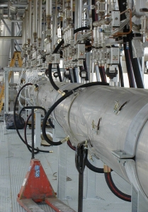Sistema di resinatura a secco in linea per fibra
